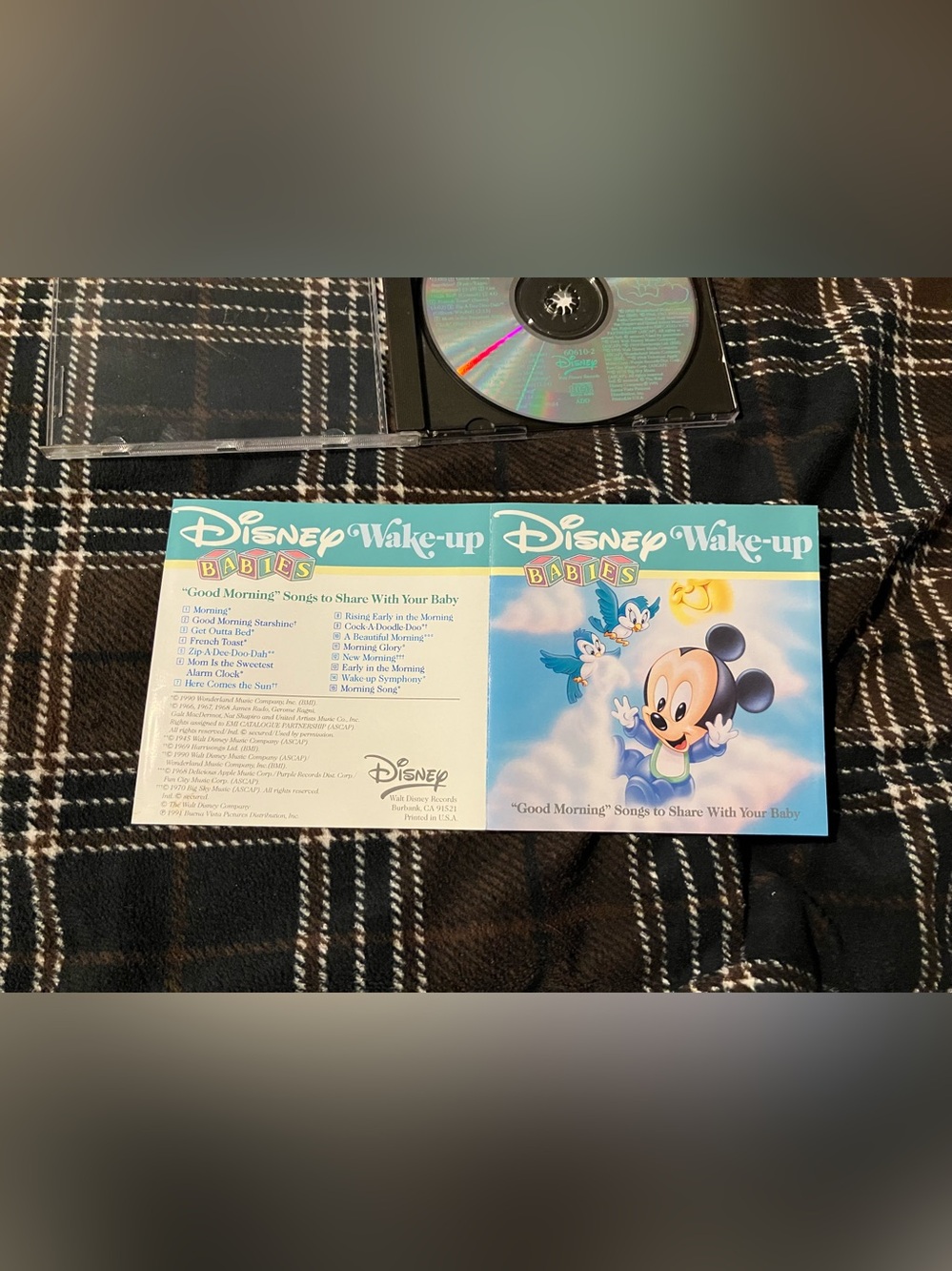 *3/$20* DISNEY BABIES WAKE-UP AUDIO DISC. “GOOD MORNING” SONGS SHARE W/YOUR BABY - Picture 5 of 6